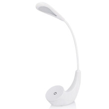 Lampe de bureau LED, lampe de chevet LED pour la lecture avec bras flexible, commande tactile, 3 niveaux de luminosité