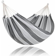 Outdoor Hammock Portable Heavy Duty 2-Piece Gray