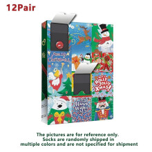Calendrier de l'Avent Chaussettes de Noël 2025 pour enfants - 24 jours de l'Avent, chaussettes avec motif Père Noël, renne, bonhomme de neige et