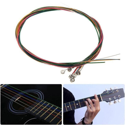 Replacement Steel Acoustic Guitar Strings Folk Rustproof new 2