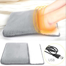 Heated Blanket Electric Blanket Foot Warmer Quick Heat Lock Warm Plush Cover USB Heated Bedroom Electric Foot Warmer Heated Blanket Twin