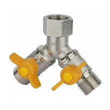 Solid Brass Y Shape Water Diverter, Robust 3-way Valve for Corrosion-Free Plumbing, Suitable for Shower Hose and Showerhead Connections