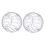 2Pcs Small Transparent Hamster Balls for Pet Exercise Promoting Healthy Activity 6
