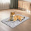 Πολύ μεγάλο χαλάκι ψύξης για σκύλους (43x31"), από μετάξι πάγου, αντιολισθητικό, 4
