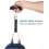 Luggage Scale Silver 110 lb Portable Compact 5