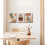 Σετ 3 τεμαχίων Boho Wall Art: Μινιμαλιστικές εκτυπώσεις με φοίνικες και αφηρημένη φύση, 4