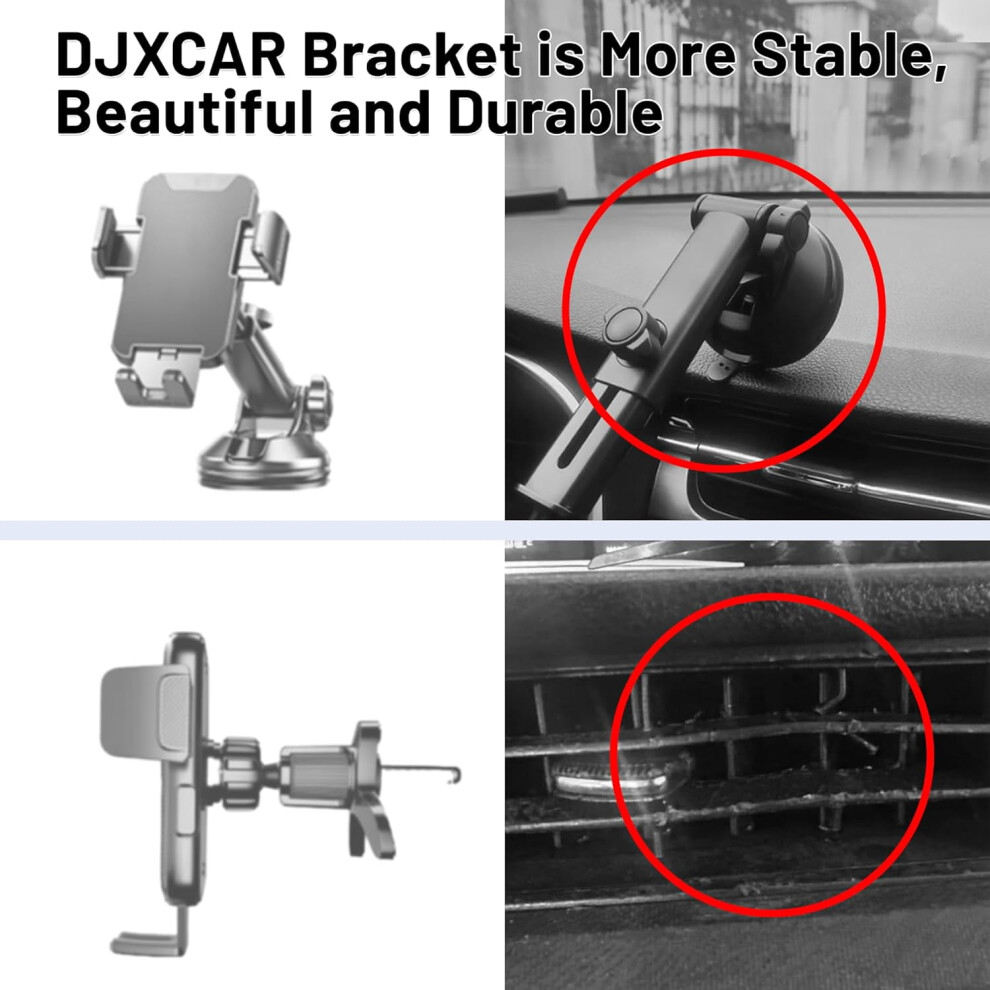 Car Phone Holder For Dodge Ram 1500/2500/3500 (2019Â2024, Vertical Nav Screen Only), Air Vent Mount, 360 Adjustable, Easy Install 9175034744303