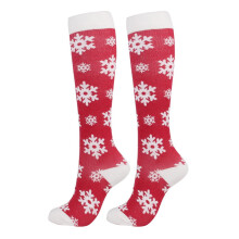 Compression Socks for Women & Men, Festive Christmas Running Socks, 20-30mmHg Support, Soft Thick Design, S-XL, compatible with all-day wear