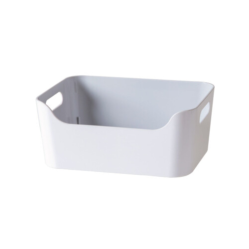Bac de rangement en plastique gris – Multi-usage, facile à nettoyer 1