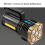 Lot de 5 lampes torches rechargeables antidéflagrantes à LED 5