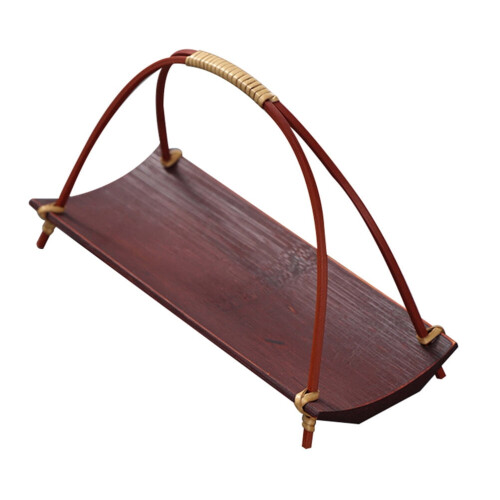 Porte-torchons en bambou avec poignée (1 pièce)