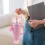 Stanley Cup Accessories Pink Silicone Bow Straw Topper Boot 2