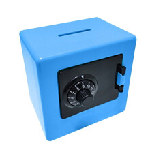 Miniaturowa skarbonka z zamkiem szyfrowym 1 szt.