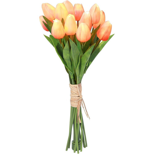 Τεχνητά Λουλούδια Tulip με Φωτιστικό LED 15 τεμάχια 2