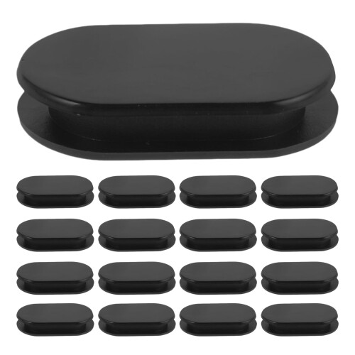 Spaarpotstop, zwart, dubbellaags, 20 stuks