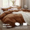 Brown Twin/Twin XL Duvet Cover Set – Prewashed 2