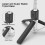 Lighted Selfie Stick Tripod, Removable Bluetooth Remote, Lightweight, Portable 4