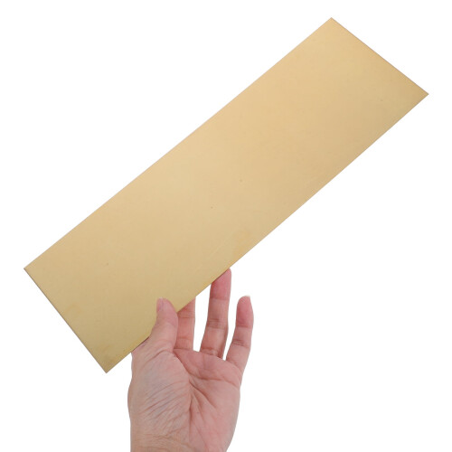 Messingblech 30 x 10 x 0,05 cm, goldfarben 2