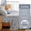 True North Cotton Flannel Sheet Set, Pine Print, King, 5