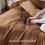 Parure de lit King 3 pièces en microfibre douce doublement brossée 3