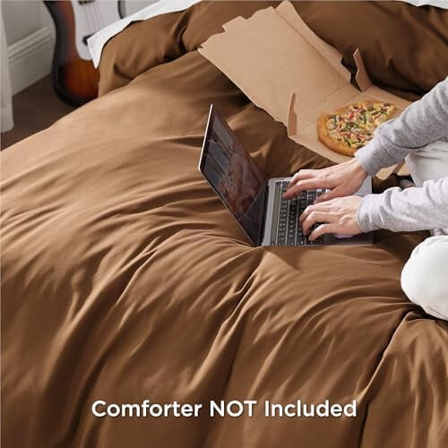 Parure de lit King 3 pièces en microfibre douce doublement brossée 2