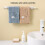 Shower Curtain Rod,Adjustable Shower Curtain Rods Spring Tension,Rustproof and Extendable Shower Rods,White 6