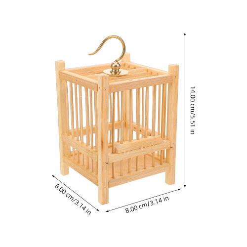 Gaiola de bambu para grilos, multicolorida, compacta e portátil, com função reutilizável. 70 1