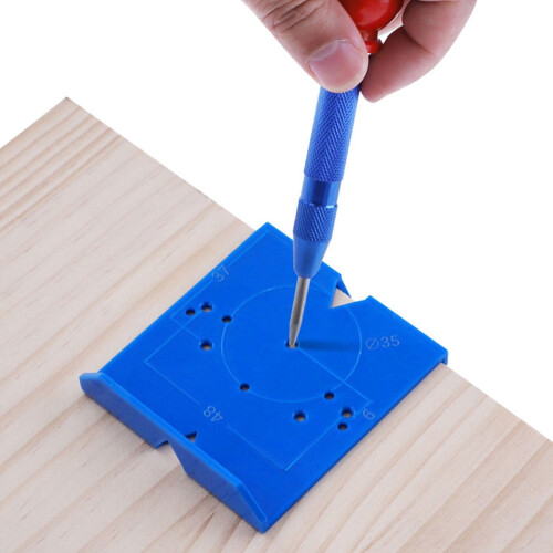 door hinge jig Concealed Hinge Jig Blue for Renovation Projects 1Pack 2