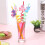 Pailles licorne colorées – Lot de 4 2