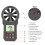 Digital Anemometer LCD Backlit - Wind Speed & Temp Tester, ABS, 0.3-30m/s 3