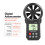 Digital Anemometer LCD Backlit - Wind Speed & Temp Tester, ABS, 0.3-30m/s 6