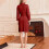 Γυναικεία Πυτζάμα Ρόμπα Ύπνου με Ζώνη 7/8, Μανίκια από Πολυεστέρα, Σπάντεξ, 6