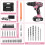 20V Cordless Power Drill Kit with 1500mAh Battery 2