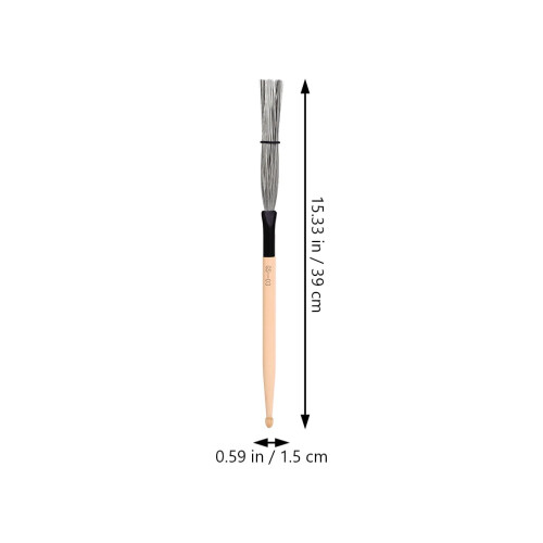 Dampeners Double Head Drum Brush for Drummer Playing 1
