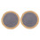 Round Straw Placemats 2-Pack Dark Grey 4