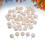 Beige plastik tegnestifter 200 stk. 4