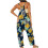 Macacão feminino com suspensórios, comprimento total, estilo casual, folgado, com bolsos e alças. 3