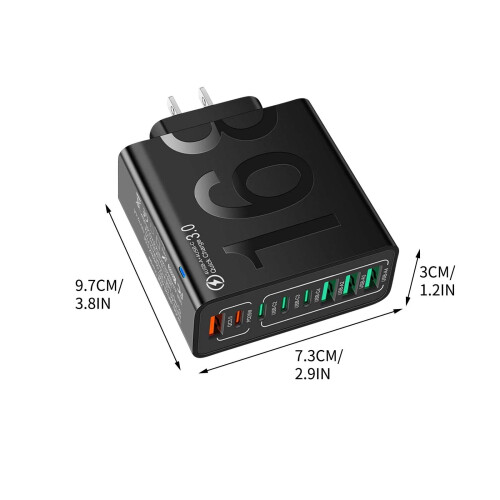 Σταθμός γρήγορης φόρτισης USB 8 θυρών 150W QC3.0 Παροχή ισχύος με έξυπνο ολοκληρωμένο 2