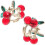 Pinces à cheveux cerise – Alliage, lot de 2 5