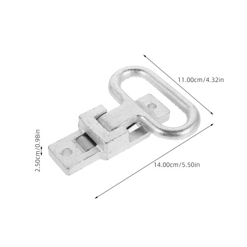 Worgeous Folding Foot Step for A Semi Boat Trailer Steps Side Mount Silver 1
