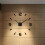 Oversized Large Wall Clock Big Clocks for Living Room Black 3