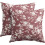 Conjunto de 2 capas de almofada vintage com estampa floral, 40x40cm (16x16 polegadas). 1