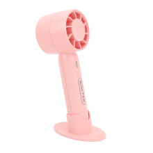 Ventilateur de poche Turbo portable 600 mAh rose 15 cm 5 cm