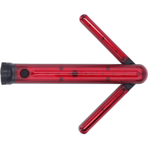 Rød pil LED-varsellampe med magnetisk base