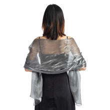 Lenço feminino para vestido de noite, xale de casamento, cor sólida, lenço para festa, lenços para echarpe