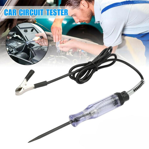 Test Light Car Circuit Tester Probe 12V 6V Voltage Continuity Tester Car> 1