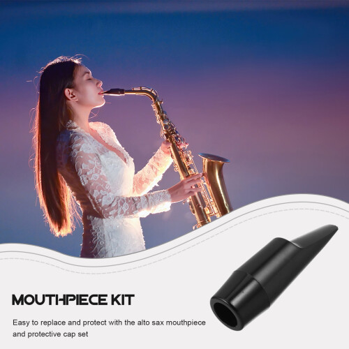 Flute Cigarette Holder Saxophone Mouthpiece Black 2