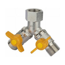 3 Way Valve Replacement Valve G 1/2 Brass Y Connection Shower Faucet Shutoff Adapter for Kitchen or Bathroom