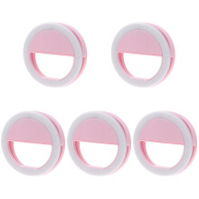 5er-Pack Laptop-Selfie-Licht, LED-Selfie-Ringlicht, Clip-on-Selfie-Licht, tragbares Selfie-Licht für Handys