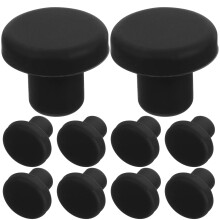Rubber Clog Silicone Tapered Plug Hole Plugs for Cabinets Sealing Stopper 10 Pcs